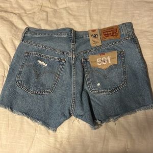 Unworn Levi cutoff shorts